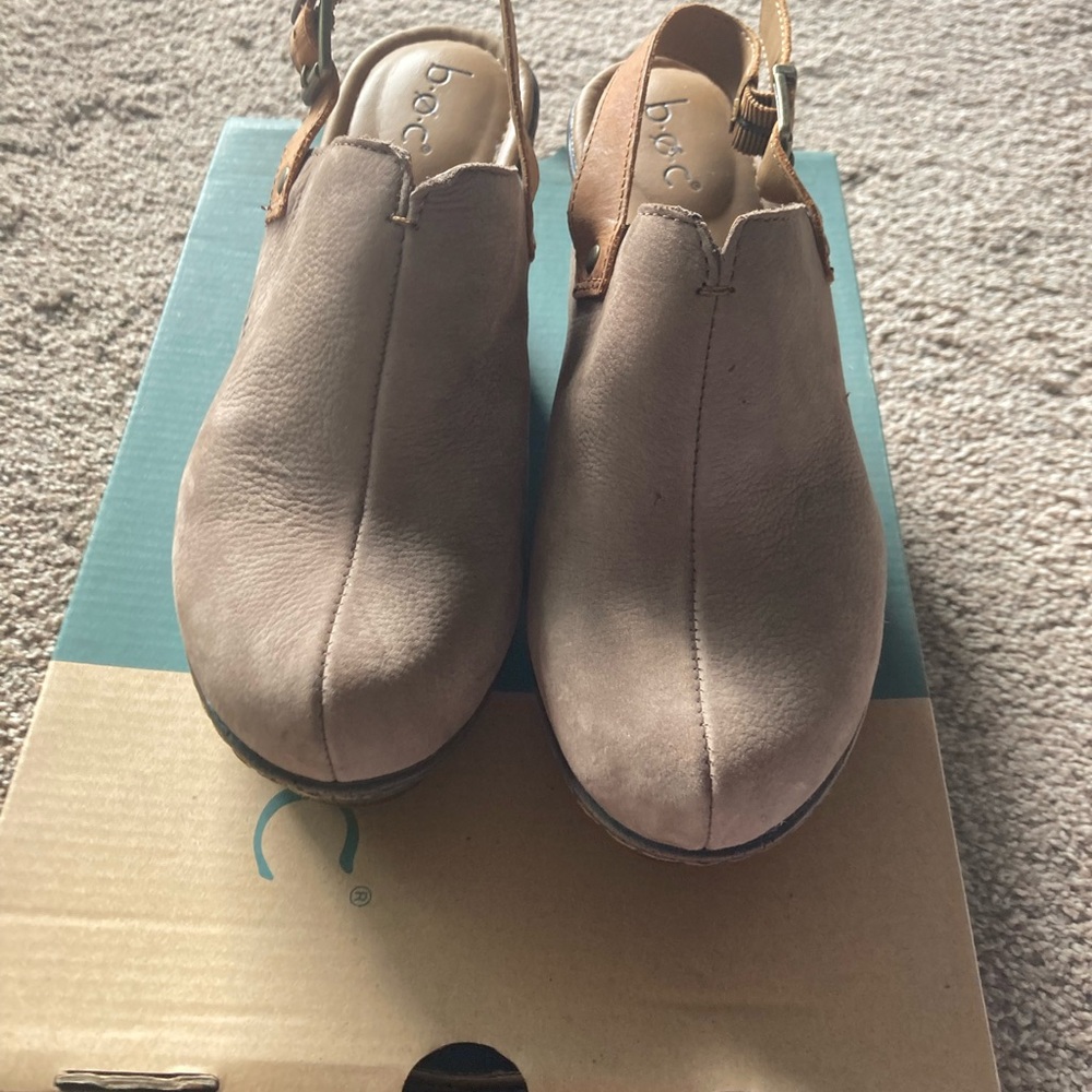 b.o.c. Women's Taupe Slip-On Shoes